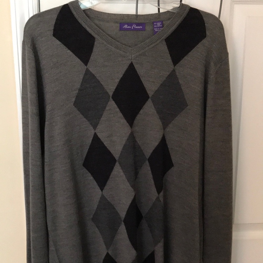 Alan Flusser Argyle Sweater